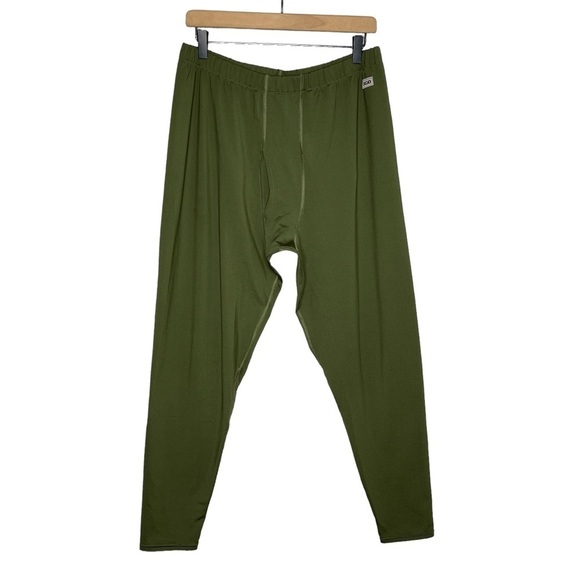 XGO Pants Mens XL PH4 Heavyweight Performance Thermal Base Layer Bottoms Green - Picture 1 of 11